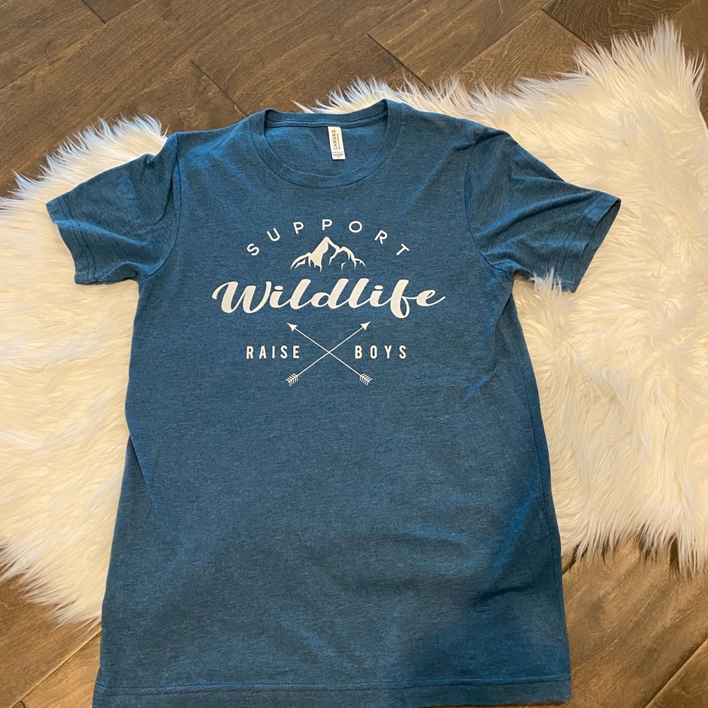 Raise Boys Mama Shirt Blue